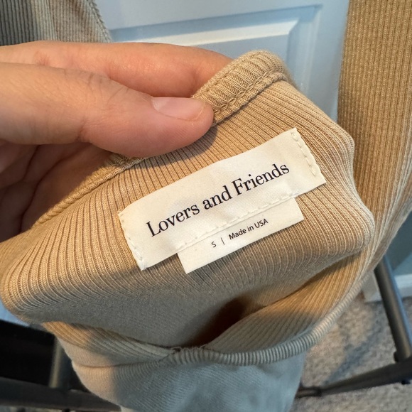 Lovers & Friends Kearsten Midi Dress Size: Small Color: Sand Neutral - Picture 4 of 4